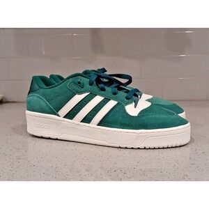 ADIDAS Men's Rivalry Low "Collegiate Green" Casual Sneakers Sz 10 IE7209